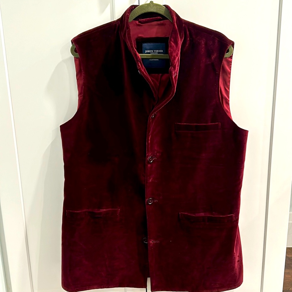 Vest Maroon Red